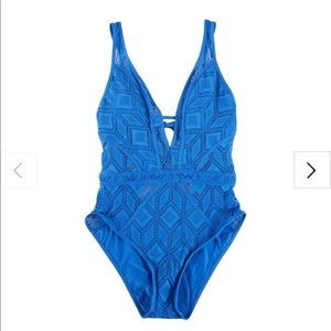 Becca Crochet One-Piece Swimsuit
